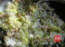 包菜炒饭的做法图解8