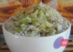 包菜炒饭的做法图解9