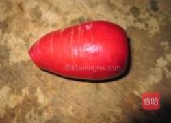 水萝卜炒腊肠的做法图解1