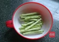虾米糟菜拌豇豆的做法图解2