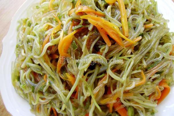 绿豆芽炒粉
