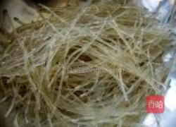 绿豆芽炒粉的做法图解2