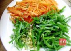 绿豆芽炒粉的做法图解3