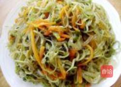 绿豆芽炒粉的做法图解8