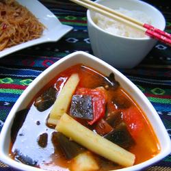 土豆番茄海带汤的做法[图]