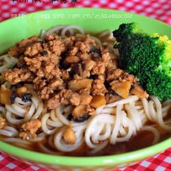 香菇肉花面的做法[图]