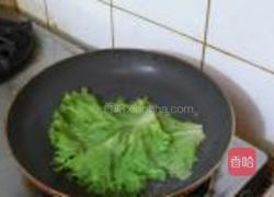 生菜煎蛋的做法图解3