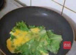 生菜煎蛋的做法图解4