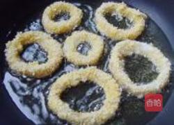 黄金鱿鱼圈的做法图解6