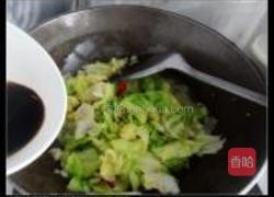 手撕包菜的做法图解4