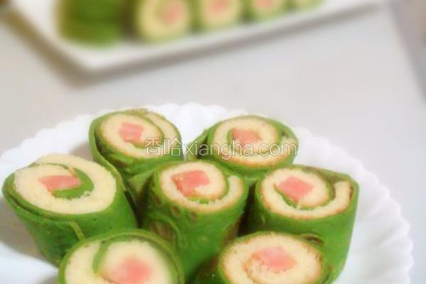 蔬菜火腿鸡蛋卷