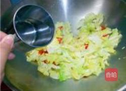 黑胡椒炒手撕包菜的做法图解6
