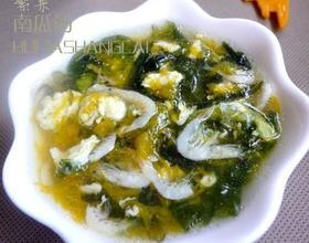 紫菜虾皮南瓜汤