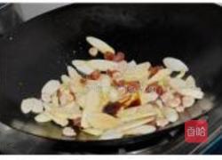 腊肠虾仁炒茭白的做法图解6