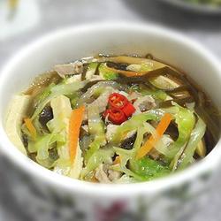 肉丝什锦卤汤的做法[图]
