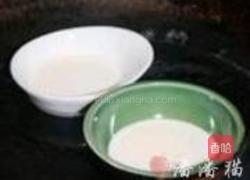 双色巧克力圈圈的做法图解2