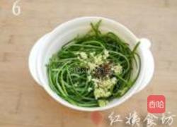 手撕蒜薹的做法图解6