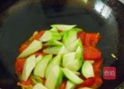 西红柿炒丝瓜的做法图解5
