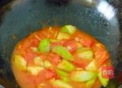 西红柿炒丝瓜的做法图解6