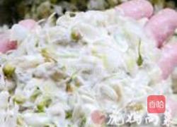 香煎槐花饼的做法图解3