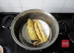 猪肉鸡蛋卷的做法图解4