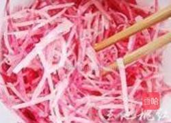 玫瑰萝卜丝的做法图解5