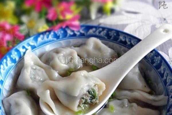 荠菜猪肉馄饨