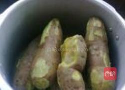 高压锅蒸蕃薯的做法图解5