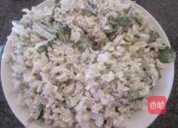 蒸槐花的做法图解4