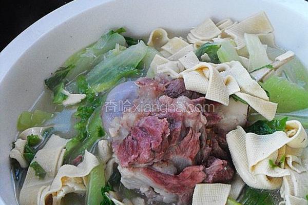 大白菜炖干豆腐
