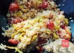 蕃茄蛋炒饭的做法图解8