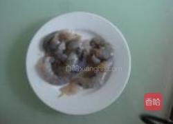 扁豆炒双鲜的做法图解2