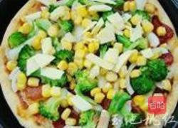 腊肠批萨的做法图解8