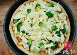 腊肠批萨的做法图解9