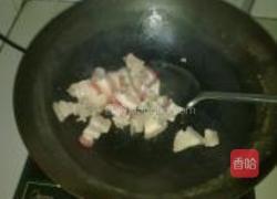 菠萝炒肉的做法图解2