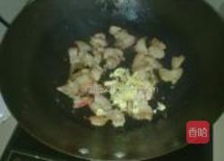 菠萝炒肉的做法图解3