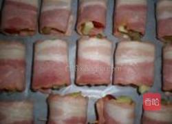 水果培根卷的做法图解3