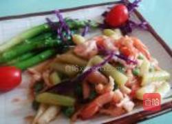 芦笋鸡丝的做法图解7