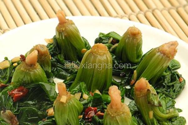 姜汁菠菜卷