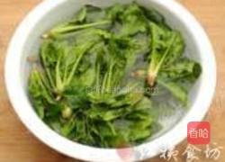 姜汁菠菜卷的做法图解1