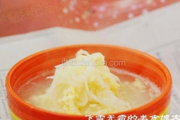 萝卜丝鸡蛋汤