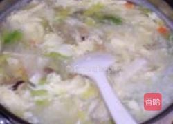 白玉蔬菜羹的做法图解5