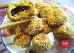 芝麻倭瓜球的做法图解15