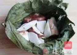 荷叶蒸滑鸡的做法图解6