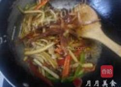 乌贼鲞炒茶树菇的做法图解8
