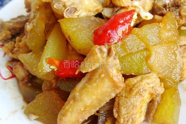 鸡块炖冬瓜