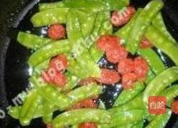腊味荷兰豆的做法图解3