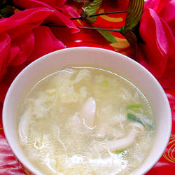 白玉菇鸡蛋汤的做法[图]