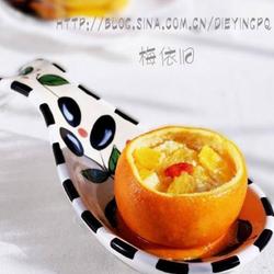 香橙牛奶蒸蛋的做法[图]