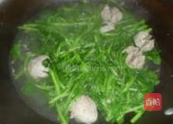 西洋菜牛肉丸汤的做法图解9